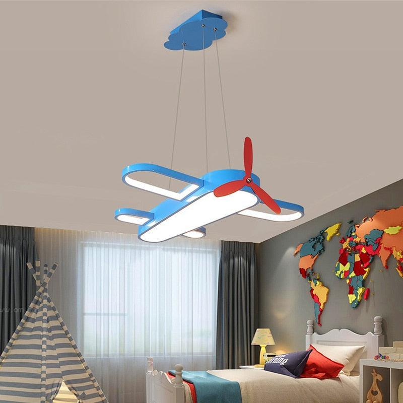 ChandeliersDecor.com-Kids Room Nursery Lighting-Aeroplane Ceiling Light - Illuminate Your Room with Style