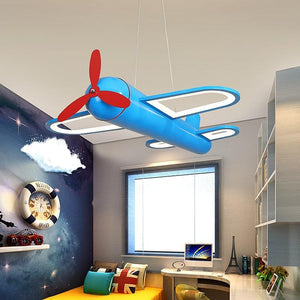 ChandeliersDecor.com-Kids Room Nursery Lighting-Aeroplane Helicopter Ceiling Light - Aviation-Inspired Decor