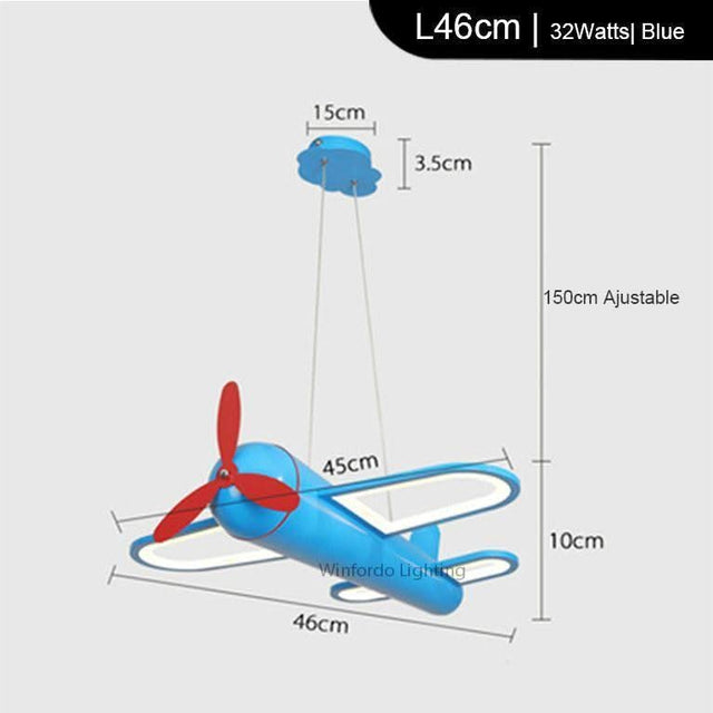 ChandeliersDecor.com-Kids Room Nursery Lighting-Aeroplane Helicopter Ceiling Light - Aviation-Inspired Decor