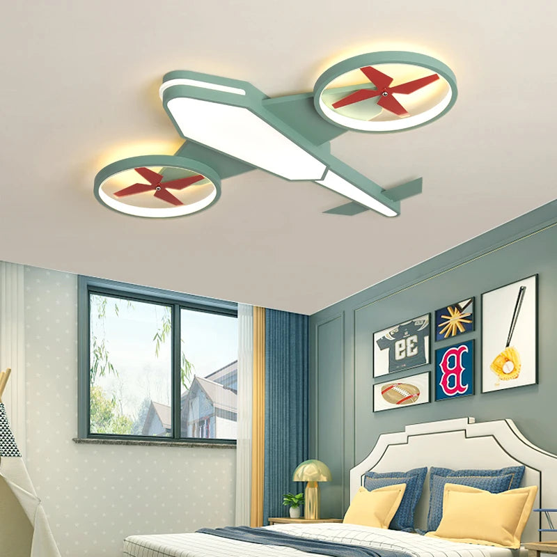 ChandeliersDecor.com-Kids Room Nursery Lighting-Aeroplane Light for Kids Room Decor
