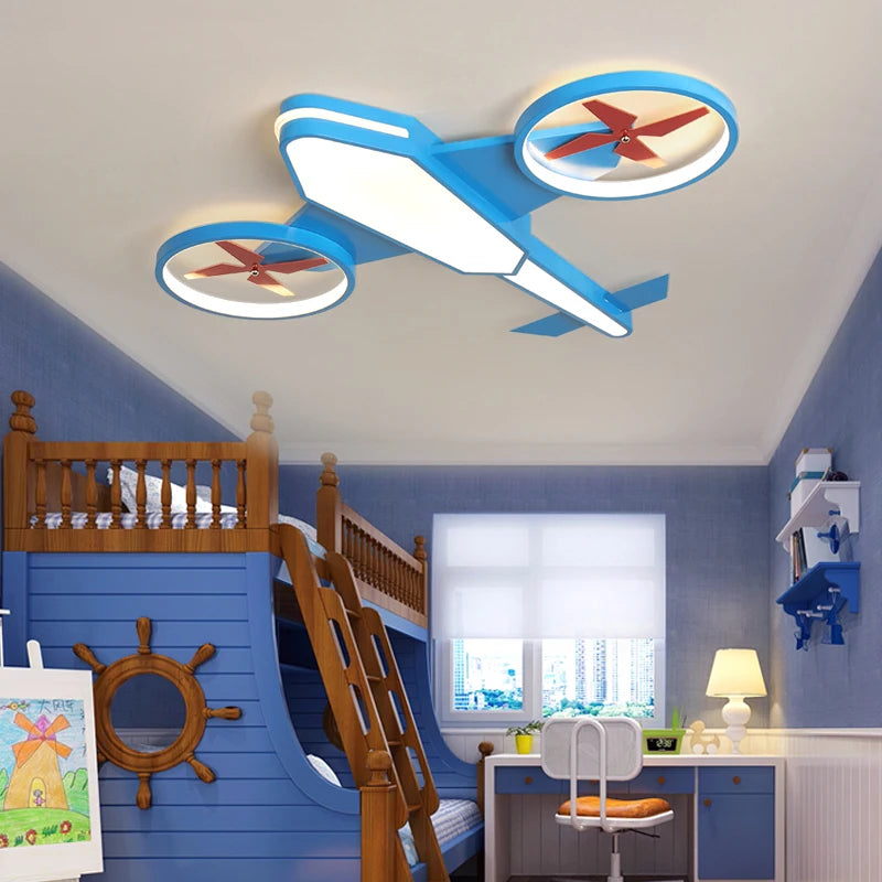 ChandeliersDecor.com-Kids Room Nursery Lighting-Aeroplane Light for Kids Room Decor