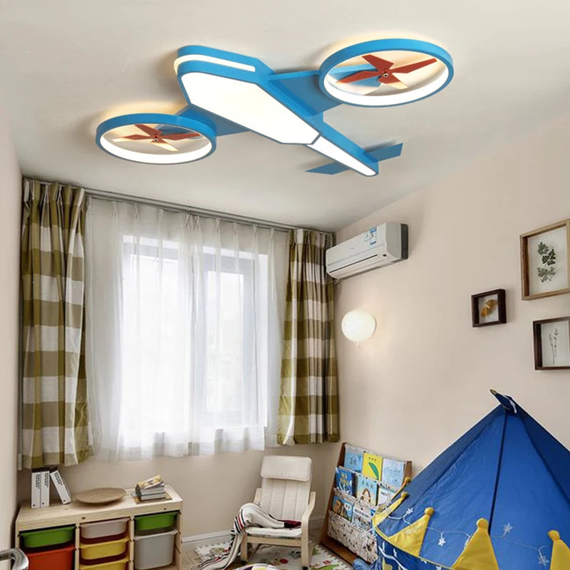 ChandeliersDecor.com-Kids Room Nursery Lighting-Aeroplane Light for Kids Room Decor