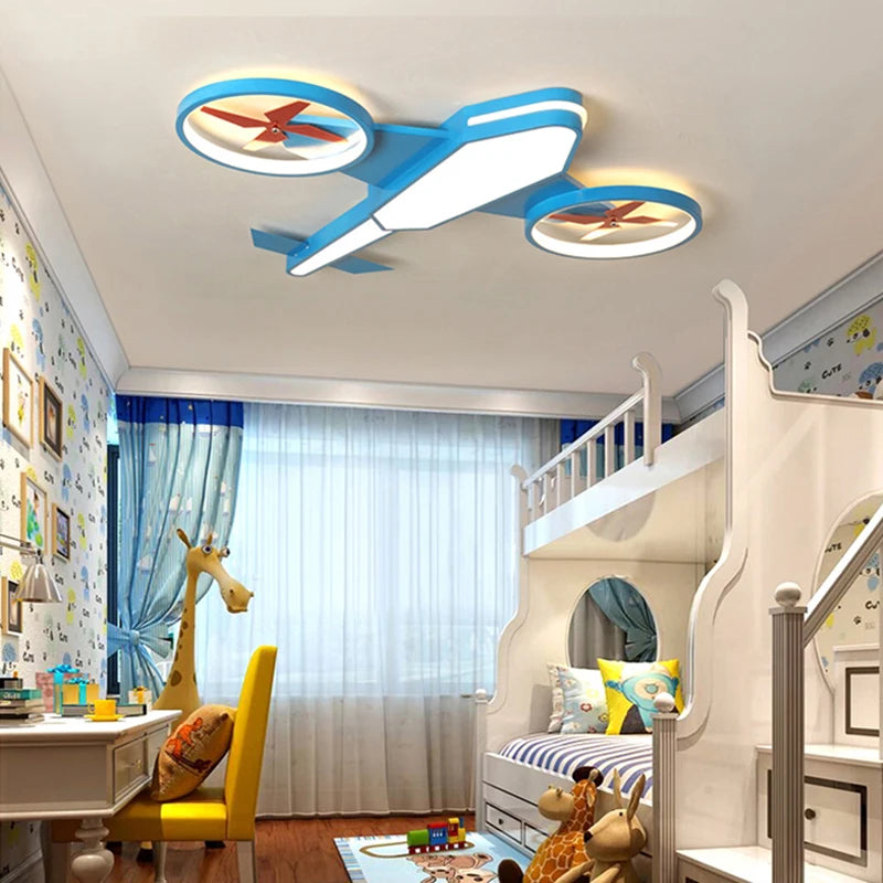 ChandeliersDecor.com-Kids Room Nursery Lighting-Aeroplane Light for Kids Room Decor