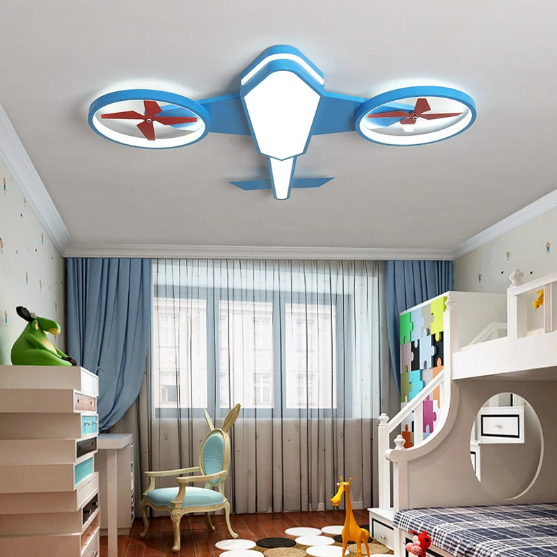 ChandeliersDecor.com-Kids Room Nursery Lighting-Aeroplane Light for Kids Room Decor