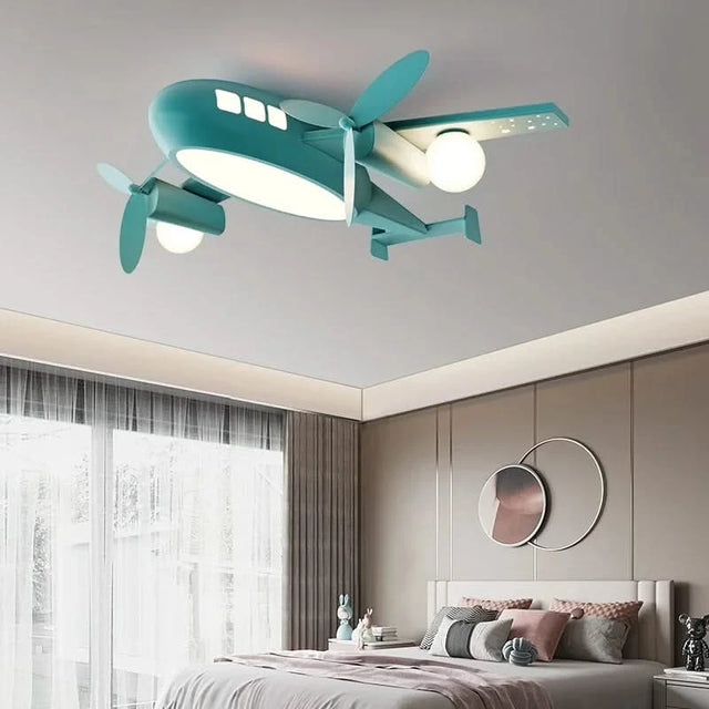 Aeroplane Lustre Ceiling Light for Kids Room-ChandeliersDecor.com