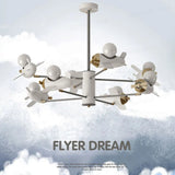 ChandeliersDecor.com-Kids Room Nursery Lighting-Aeroplanes Ceiling Light for Kids Room