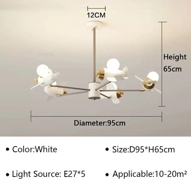 Aeroplanes Ceiling Light for Kids Room-ChandeliersDecor.com