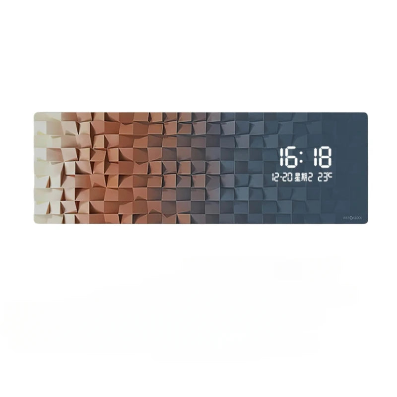 ChandeliersDecor.com-Wall Clocks-Aesthetic Luminous Digital Clock for Living Room