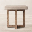 ChandeliersDecor.com-Coffee Tables-Aged Pine Wood Round Coffee Table
