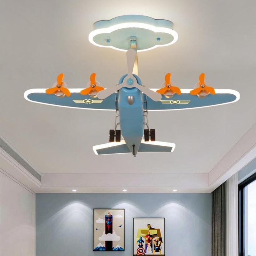 ChandeliersDecor.com-Kids Room Nursery Lighting-Airplane Air Force One Ceiling Light for Kids Room