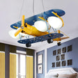 ChandeliersDecor.com-Kids Room Nursery Lighting-Airplane LED Light with Fan - Enjoy Comfortable Lighting