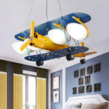ChandeliersDecor.com-Kids Room Nursery Lighting-Airplane LED Light with Fan - Enjoy Comfortable Lighting