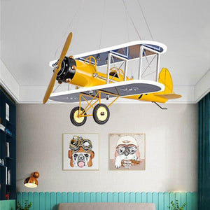 ChandeliersDecor.com-Kids Room Nursery Lighting-Airplane LED Pendant Light for Kids Nursery