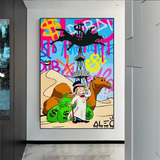 ChandeliersDecor.com-Monopoly Wall Poster-Alec Monopoly Art: Discover Oil Millionaire