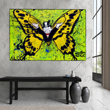 ChandeliersDecor.com-Monopoly Wall Poster-Alec Monopoly Art for Sale: Money Man Got Wings Canvas