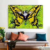 ChandeliersDecor.com-Monopoly Wall Poster-Alec Monopoly Art for Sale: Money Man Got Wings Canvas
