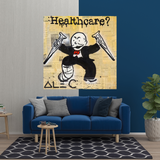 ChandeliersDecor.com-Monopoly Wall Poster-Alec Monopoly Art in Healthcare Medical Newspaper