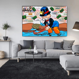 ChandeliersDecor.com-Monopoly Wall Poster-Alec Monopoly Man Bitcoin Mining: Crypto Landscape