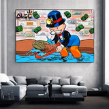 ChandeliersDecor.com-Monopoly Wall Poster-Alec Monopoly Man Bitcoin Mining: Crypto Landscape
