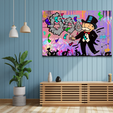 ChandeliersDecor.com-Monopoly Wall Poster-Alec Monopoly Man Hoops: Exclusive urban art inspiration