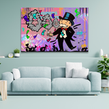 ChandeliersDecor.com-Monopoly Wall Poster-Alec Monopoly Man Hoops: Exclusive urban art inspiration