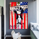 ChandeliersDecor.com-Monopoly Wall Poster-Alec Monopoly Millionaire Wall Street USA Canvas Wall Art