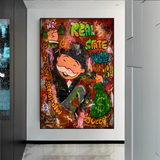 ChandeliersDecor.com-Monopoly Wall Poster-Alec Monopoly Money Man Real Estate Hustler Canvas Print
