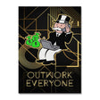 ChandeliersDecor.com-Monopoly Wall Poster-Alec Monopoly Outwork Rich Man Canvas Print