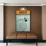 ChandeliersDecor.com-Monopoly Wall Poster-Alec Monopoly Success Price of Entry Play Card Canvas Wall Art