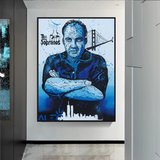 ChandeliersDecor.com-Monopoly Wall Poster-Alec Monopoly Tony Soprano Hollywood Series Canvas Wall Art