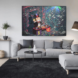 ChandeliersDecor.com-Monopoly Wall Poster-Alec Monopoly Unleashes Beats as Club Wall's Artistic DJ Wall Art