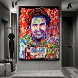 ChandeliersDecor.com-Godfather Wall Art-Alec Pablo Escobar Art: Captivating and Authentic Creations