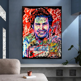ChandeliersDecor.com-Godfather Wall Art-Alec Pablo Escobar Art: Captivating and Authentic Creations
