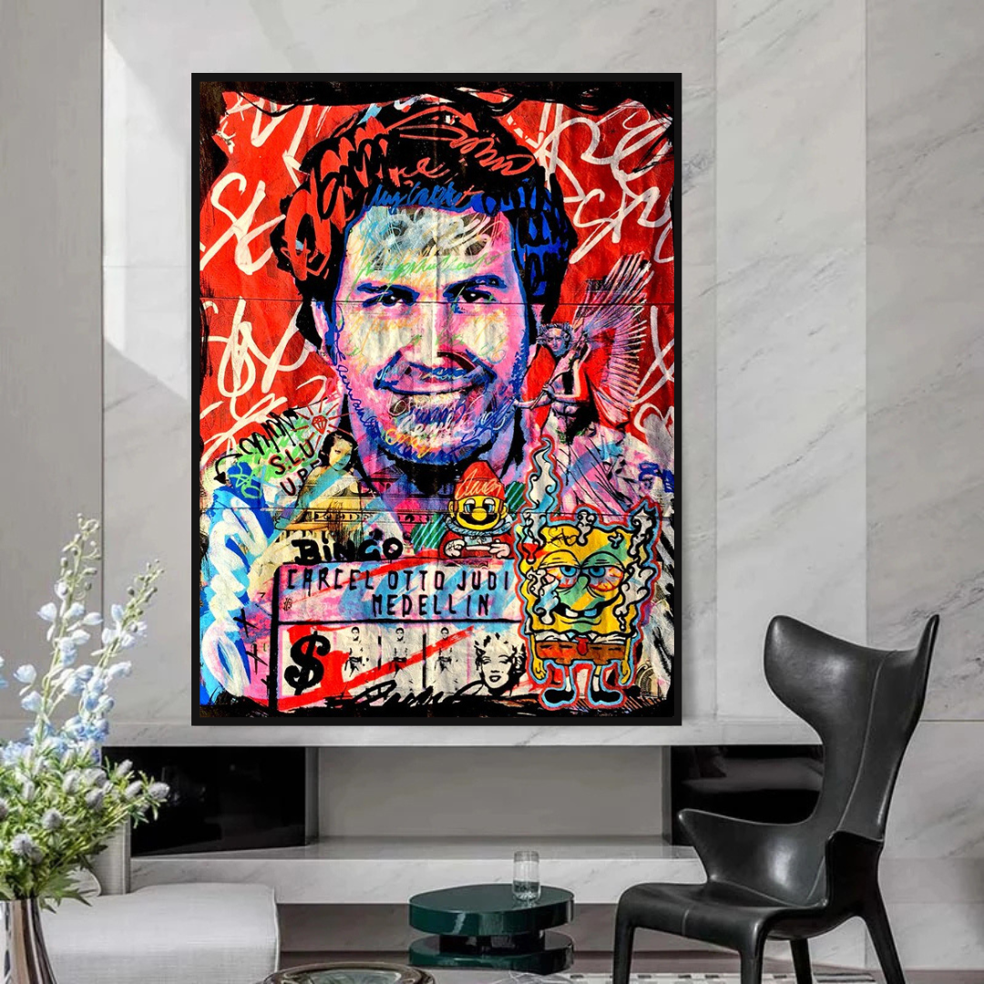 ChandeliersDecor.com-Godfather Wall Art-Alec Pablo Escobar Art: Captivating and Authentic Creations