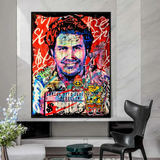 ChandeliersDecor.com-Godfather Wall Art-Alec Pablo Escobar Art: Captivating and Authentic Creations