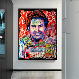 ChandeliersDecor.com-Godfather Wall Art-Alec Pablo Escobar Art: Captivating and Authentic Creations