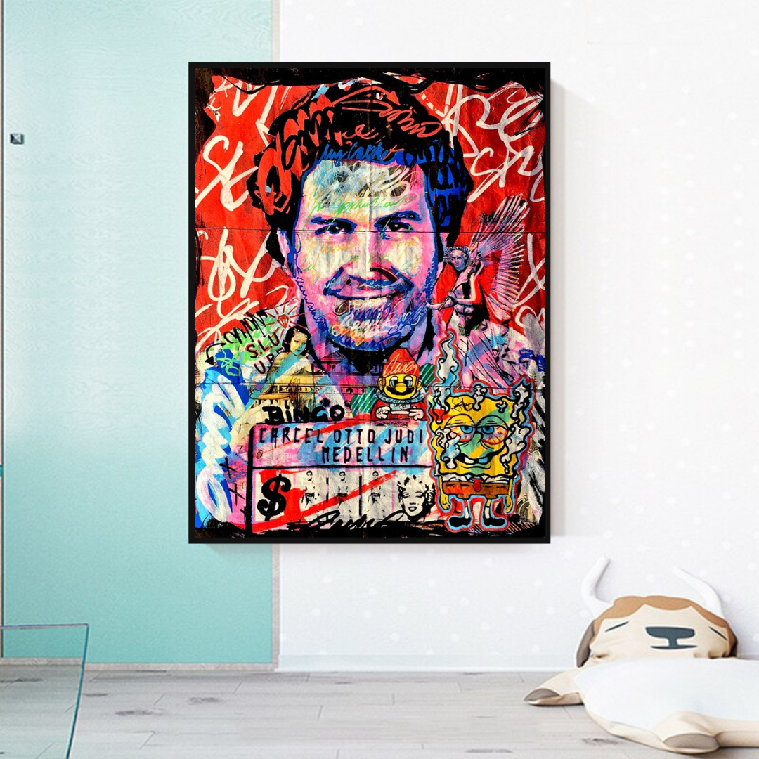 ChandeliersDecor.com-Godfather Wall Art-Alec Pablo Escobar Art: Captivating and Authentic Creations