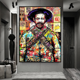 ChandeliersDecor.com-Godfather Wall Art-Alec Pancho Villa Mexican General Pop Canvas Wall Art
