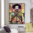 ChandeliersDecor.com-Godfather Wall Art-Alec Pancho Villa Mexican General Pop Canvas Wall Art