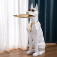 ChandeliersDecor.com-Supreme Sculptures-Alsatian Dog Tray Decoration Statue: Exquisite Home Décor