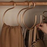 ChandeliersDecor.com-Drying Racks & Hangers-Aluminum Alloy 5pcs S-Shape Hooks Hangers