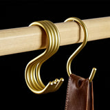 ChandeliersDecor.com-Drying Racks & Hangers-Aluminum Alloy 5pcs S-Shape Hooks Hangers