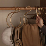 ChandeliersDecor.com-Drying Racks & Hangers-Aluminum Alloy 5pcs S-Shape Hooks Hangers