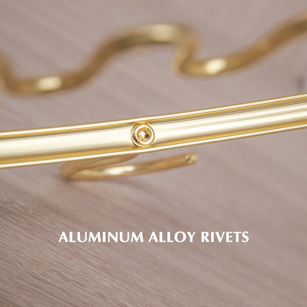 ChandeliersDecor.com-Drying Racks & Hangers-Aluminum Alloy Wave Shaped 5pcs Clothes Hanger