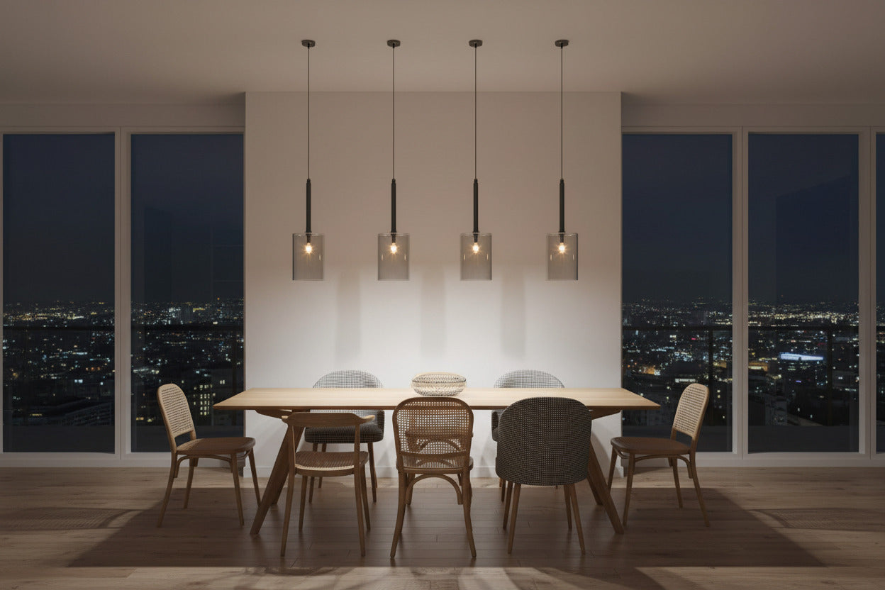 ChandeliersDecor.com-Kitchen Island-Amp up Your Décor with Glass Pendant Hanging Lights