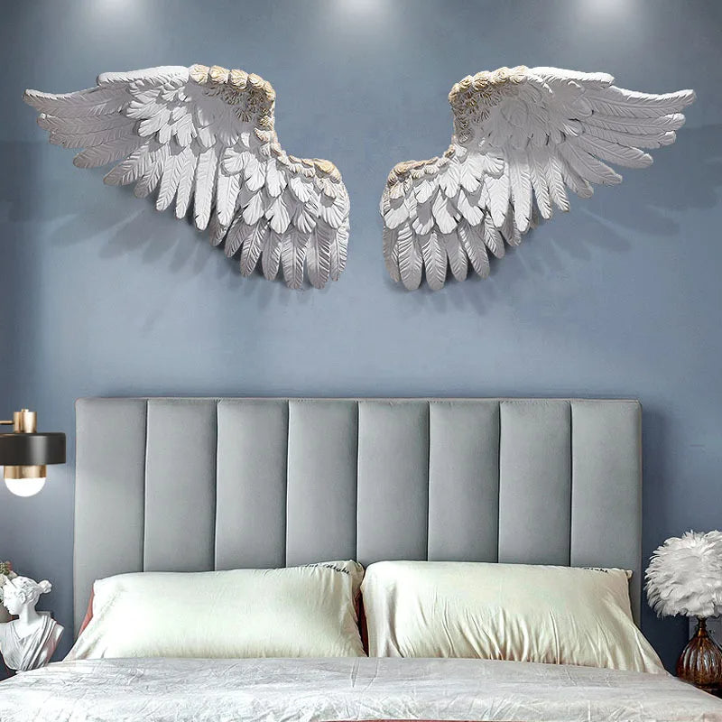ChandeliersDecor.com-Supreme Sculptures-Angel Wings Wall Hanging Art