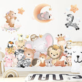 ChandeliersDecor.com-Home Decor Decals-Animals Party Wall Sticker for Kids room | Gift for kids