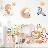 ChandeliersDecor.com-Home Decor Decals-Animals Party Wall Sticker for Kids room | Gift for kids