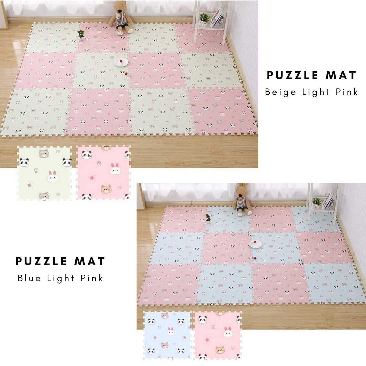 ChandeliersDecor.com-Play Mats-Animals Theme Baby Play Mats - Adorable and Safe Padding