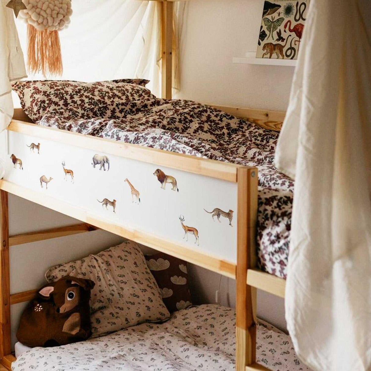 ChandeliersDecor.com-Kids Nursery Bohemian Wall Decals-Animals Wall Decals Wall Stickers
